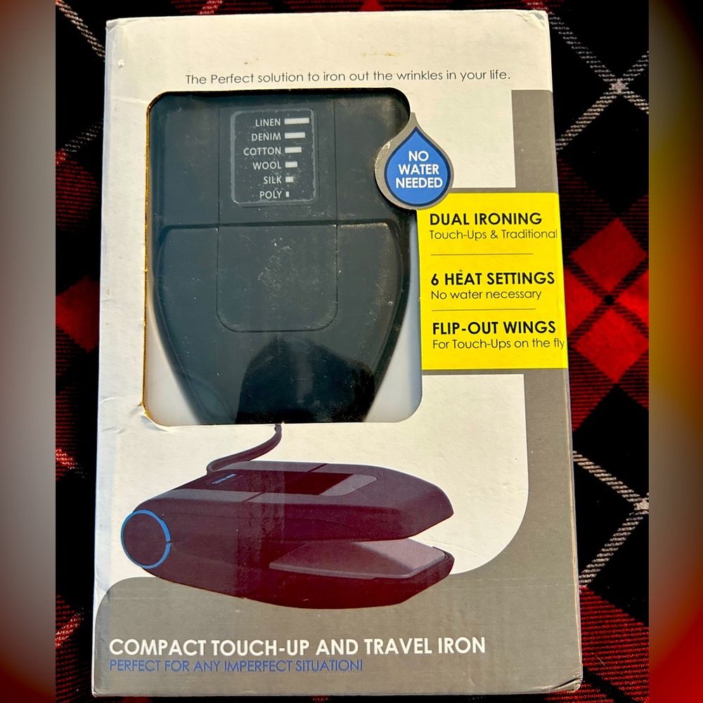 Compact Travel Iron New In Box